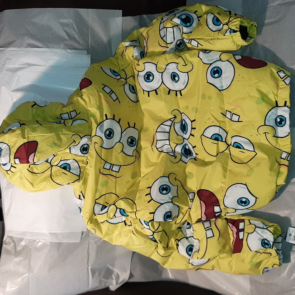 Nickelodeon Members Only SpongeBob Coat Brand NEW with Tags Men X-Large - Picture 13 of 15